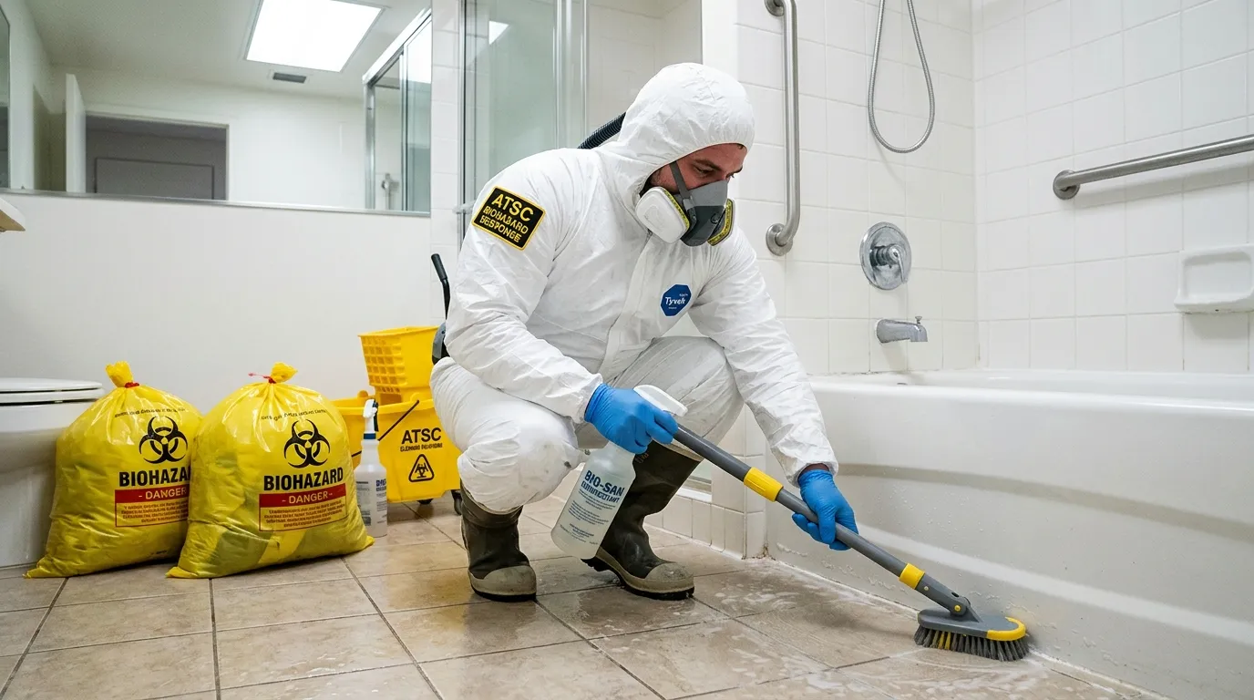 Decontamination equipment deployed for Blood Cleanup in North Bethesda